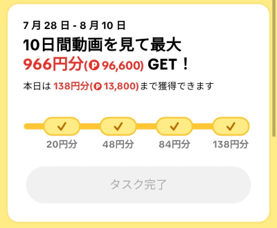 TikTok Lite　5000円貰えるキャンペーン以外　10日間の動画視聴　ポイ活