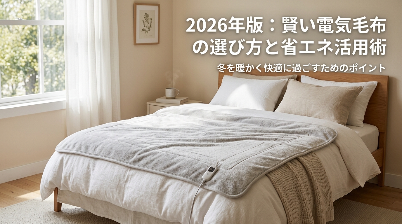 2026年版:電気掛け毛布の賢い選び方と節電ワザ