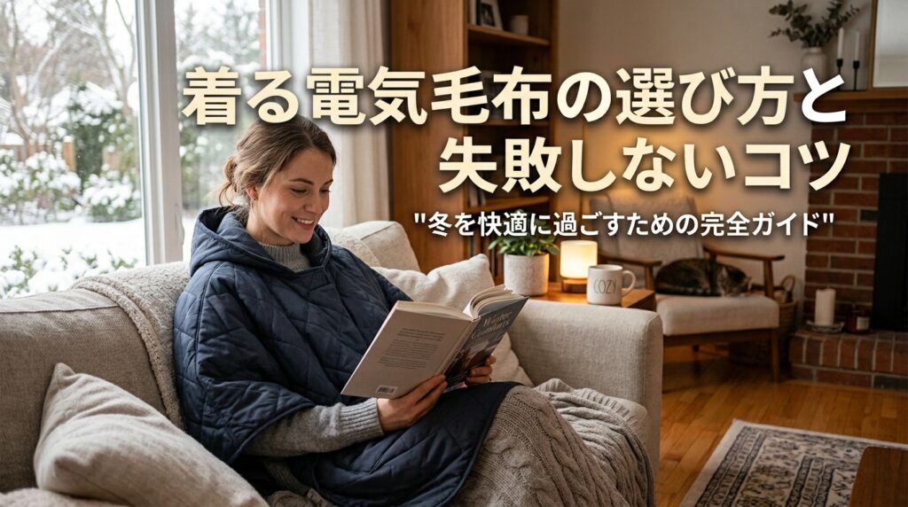 着る電気毛布の選び方と失敗しないコツ