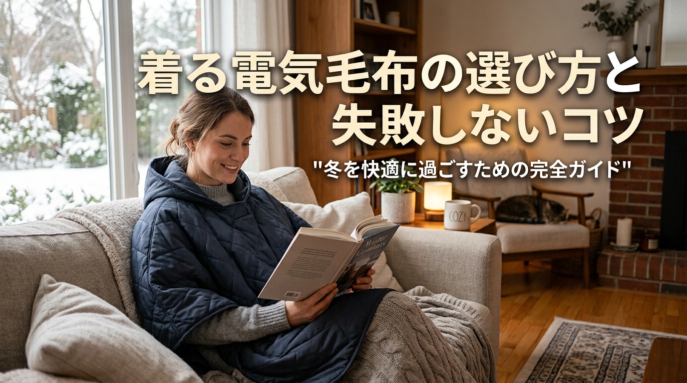 着る電気毛布の選び方と失敗しないコツ